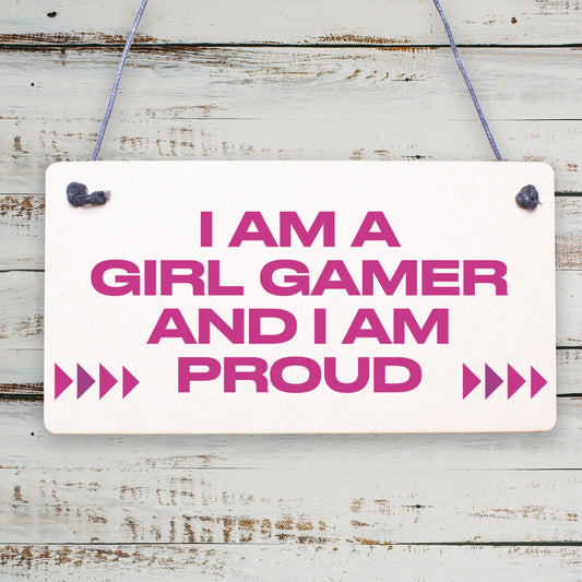 Gamer Gaming Gifts For Women Novelty Birthday Gift For Daughter Girl Gamer Sign