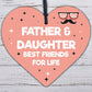 Dad Gifts From Daughter Wood Keyring Fathers Day Gift Dad Birthday Gift