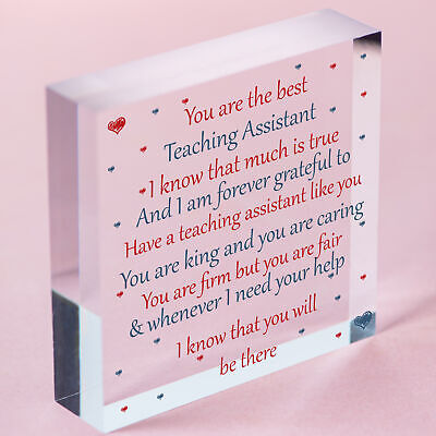 Teacher Teaching Assistant Gifts School Nursery Pre School Leaving Thank You