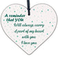 LOVE YOU Sign Special Valentines Gift For Him Her Husband Wife Anniversary Card