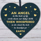 Angel Baby Memorial Gifts Wooden Heart Plaque Heaven Love Bereavement Sign