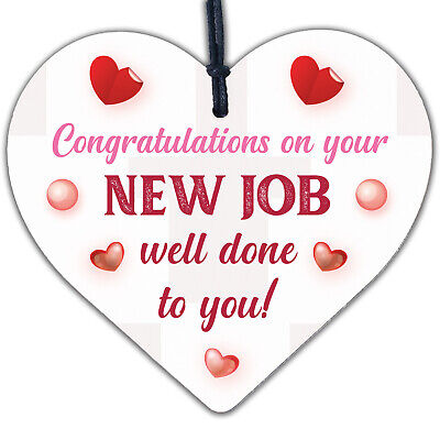 Congratulations New Job Leaving Gift Boss Friend Colleagues Good Luck Signs