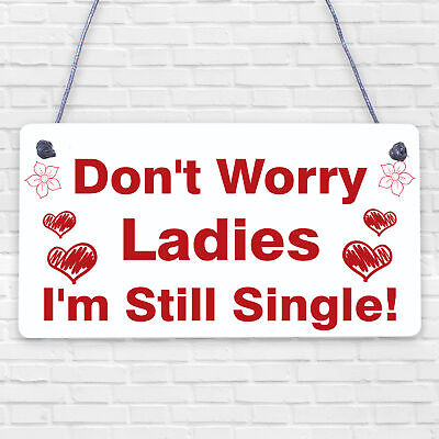 Wedding Reception Don't Worry Ladies Hanging Plaque Page Boy Best Man Prop Gifts