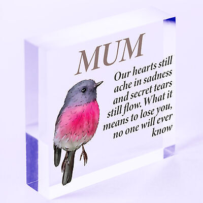 Personalised Those We Love Don't Go Away Robin Memorial Remembrance Mum ANY Name