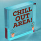 Chill Out Area Hot Tub Man Cave Shed Summer House Shed Garden Sign Plaque