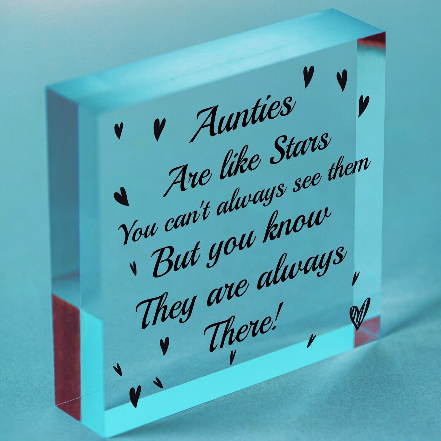 Auntie Birthday Gifts Auntie Christmas Gifts Wood Heart Thank You Keepsake Sign