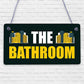 THE BATHROOM Sign Nautical Theme Toilet Loo Bathroom Sign Beach Theme