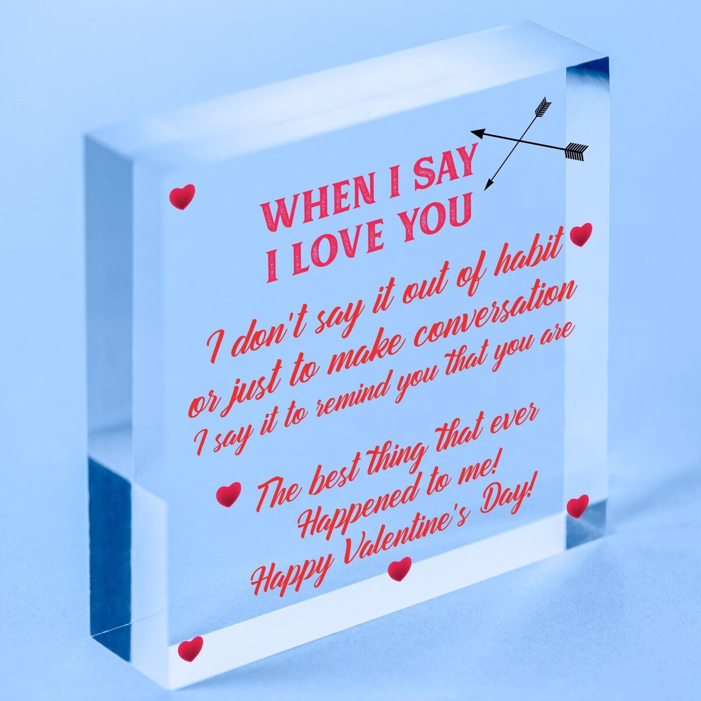 Special Valentines Day Gift For Husband Wife Gift For Him Her Engraved Heart