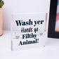 Bathroom Toilet Sign Decor Funny Wash Your Hands Humouros Wall Plaque Home Gift