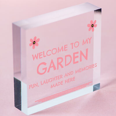 Garden Welcome Signs Novelty Garden Shed Plaques Home Decor Garden Gifts