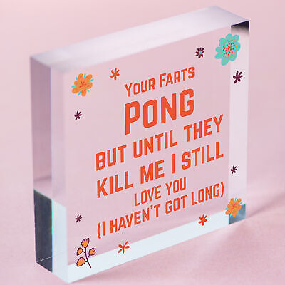 Your Farts Pong Happy Birthday Funny Card Boyfriend Husband Girlfriend Wife Gift