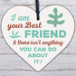 Best FRIEND Christmas Gift For Girls Heart Funny Friendship Gift Birthday Plaque