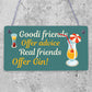 Friendship Gin Sign Garden Plaque Shed Home Bar Pub Alcohol Kitchen Plaque Gift