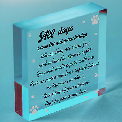 Handmade Pet Memorial Plaque For Dog Wooden Heart Memorial Bauble Animal Sign