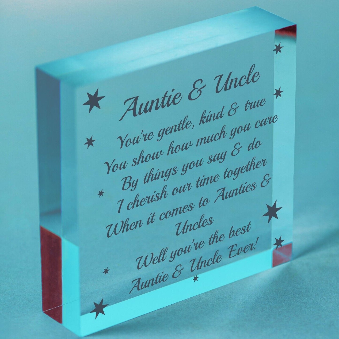 Auntie Plaque Heart Auntie Birthday Christmas Gift From Niece Nephew Sister Gift