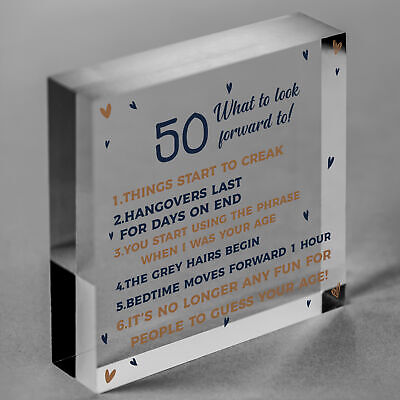 50th Birthday Gift Present 50 Birthday Gift For Men Women Funny Fifty Decoration