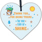 Special Thank You Friend Gift Heart Hanging Sign Teacher Gifts Friendship Plaque