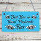 Home BAR Sign Funny Gin Beer Vodka Plaque Garden Shed Pub Sign Friendship Gift