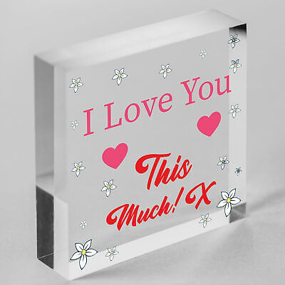 VALENTINES DAY GIFT HEART PRESENT BOYFRIEND GIRLFRIEND CUTE LOVE FOR HIM HER NEW