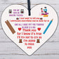 Thank You Teacher Gift Heart Leaving School Nursery Teaching Assistant Present