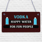 Vodka Novelty Sign Funny Friendship Alcohol Man Cave Bar Pub Hanging Plaque