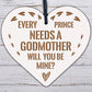 Birthday Christening Godmother Gifts Heart Godmother Request Card Asking Gifts