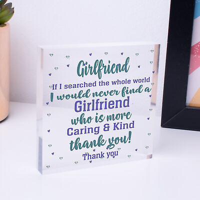 Valentines Gift For Her Girfriend Anniversary Card Heart Birthday Gift Thank You