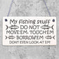 Funny Fishing Fisherman Stuff Sign Garden Shed Man Cave Plaque Grandad Dad Gift