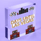 Chalkboard Holiday Countdown To LAS VEGAS America USA Hanging Plaque Friend Gift