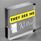 Humourous Funny They See Me Rollin Hanging Plaque Bathroom Toilet Loo Sign Gift