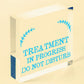 TREATMENT IN PROGRESS Do Not Disturb Hanging Wall Door Salon Sign Plaque Gift