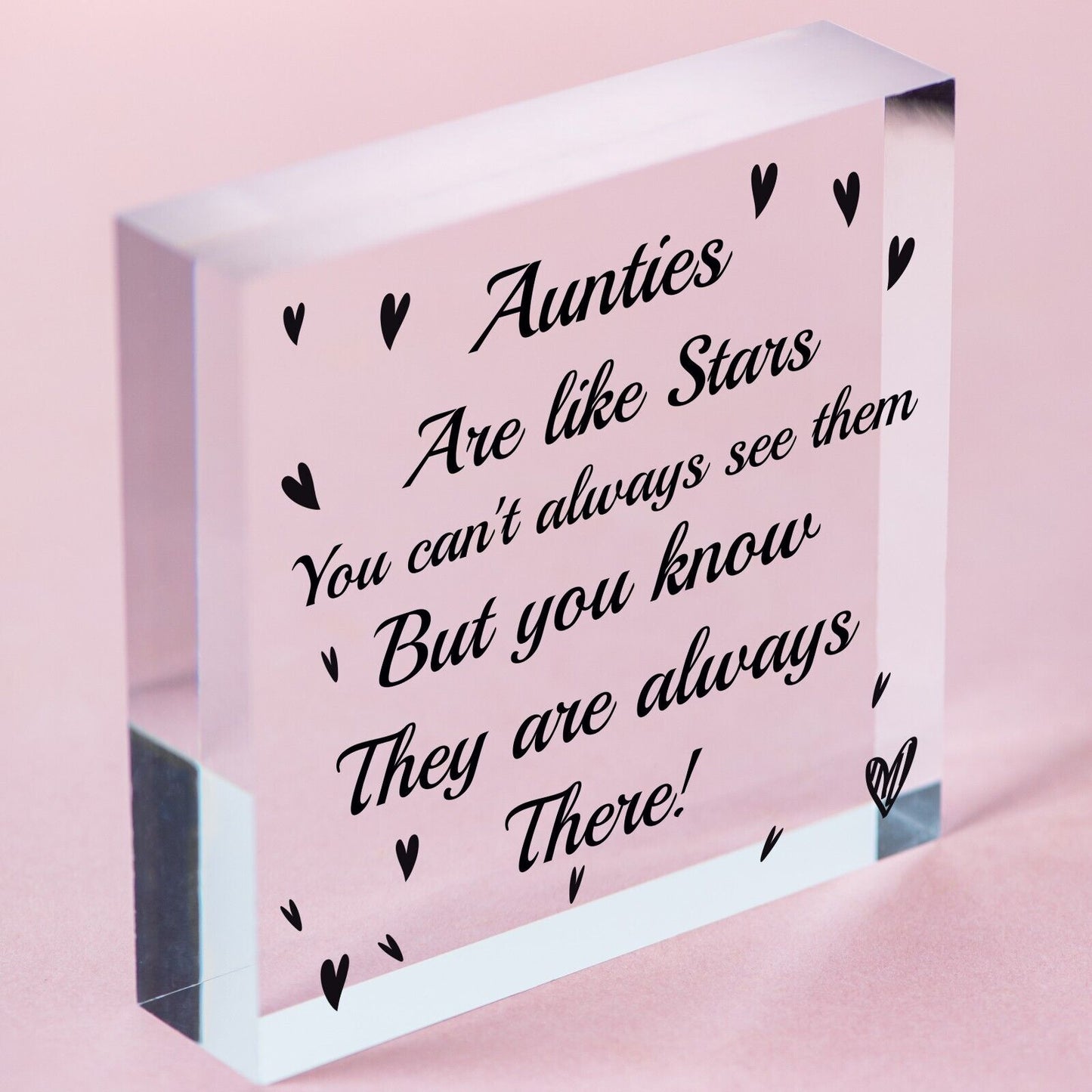 Auntie Birthday Gifts Auntie Christmas Gifts Wood Heart Thank You Keepsake Sign