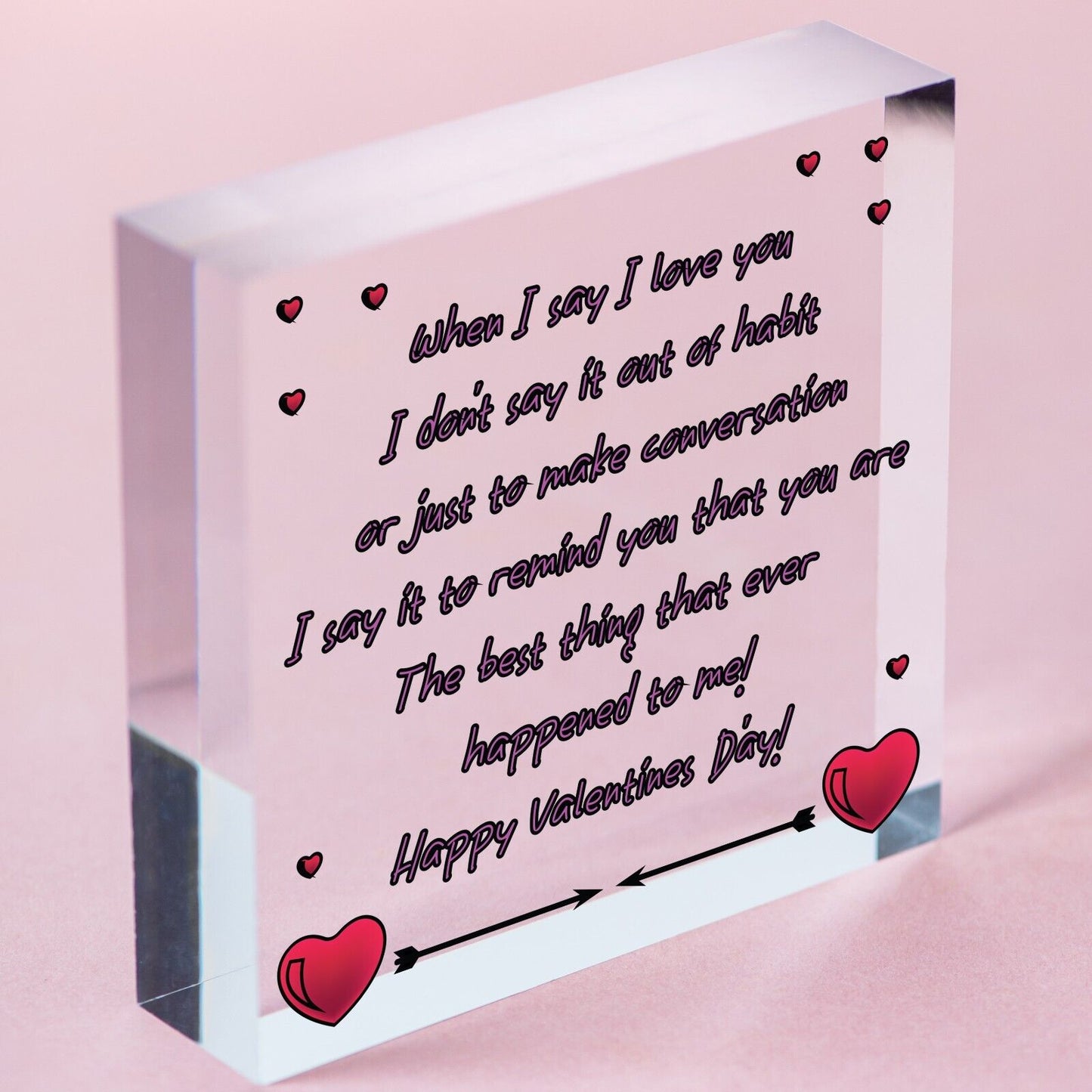 Sweet Valentines Day Card Quote Card For Him Her Boyfriend Girlfriend Husband