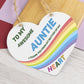 Auntie Hanging Sign Gifts For Birthday Christmas Heart Plaque