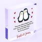 Personalised Penguin Couple Gifts for Her Him Girlfriend Boyfriend Wife Husband