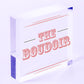 The Boudoir Vintage Shabby French Powder Room Hanging Plaque Bath/Bedroom Sign