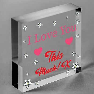 VALENTINES DAY GIFT HEART PRESENT BOYFRIEND GIRLFRIEND CUTE LOVE FOR HIM HER NEW