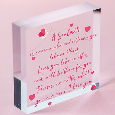 Valentines Anniversary Gift For Soulmate Boyfriend Girlfriend Husband Wife