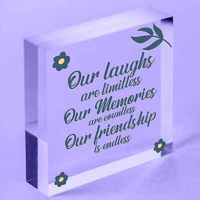 THANK YOU Best Friend Heart Friendship Gift For Birthday Christmas Keepsakes