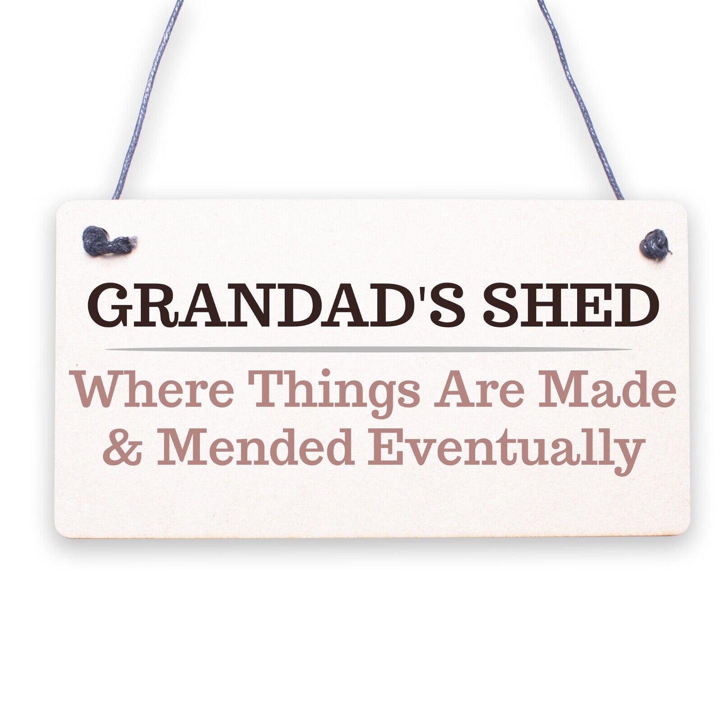 Grandads Shed Wooden Hanging Plaque Novelty Workshop Garage Tool Shed Gift Sign