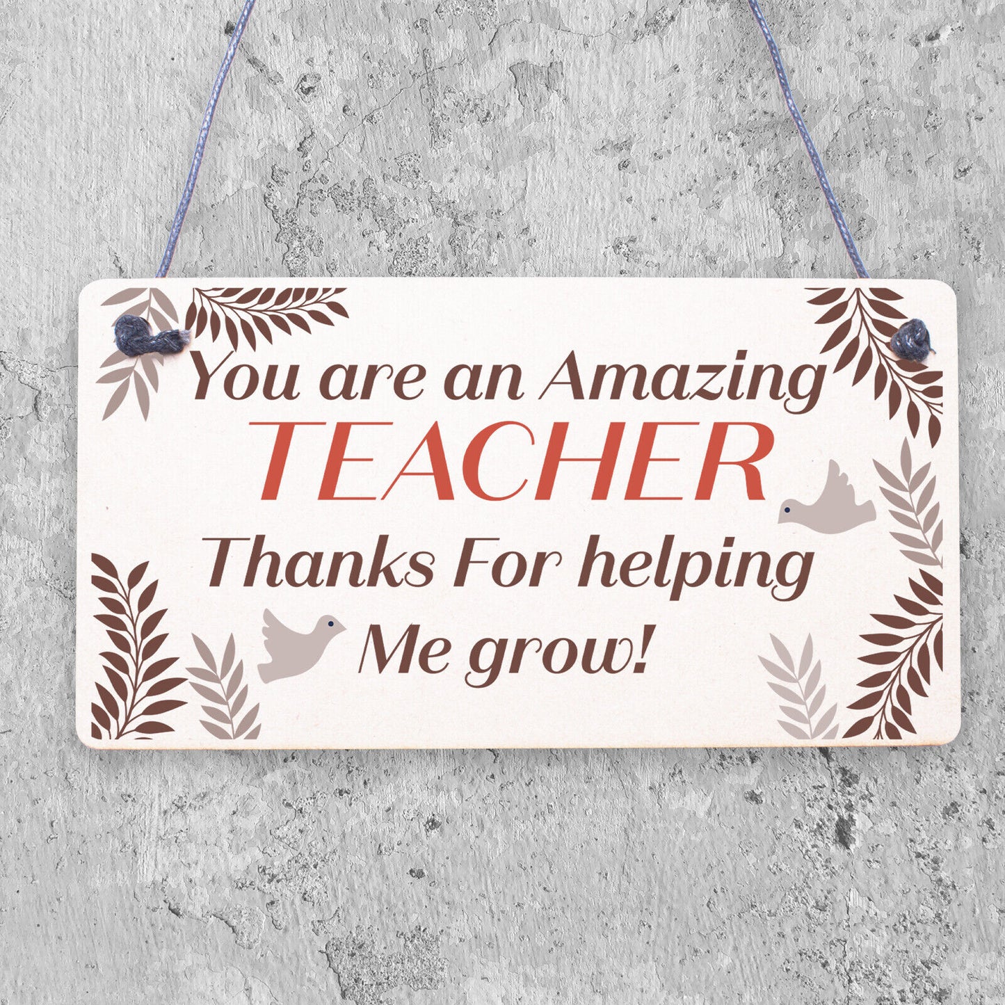 Amazing TEACHER GIFTS Wooden Flower Thank You Gift For Teacher Leaving Gifts