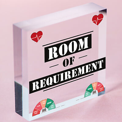 Room Of Requirement Wizardry Hanging Plaque Magic Gift Sign Bedroom Toilet