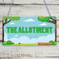 The Allotment Garden Sign Outdoor Shed Plaque Dad Grandad Grandma Birthday Gift