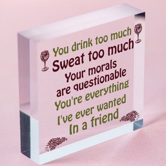 Best Friend Christmas Gift Sign Funny Gift For Girls Friendship Birthday Gifts