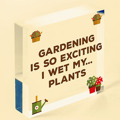 Gardening Gifts Funny Garden Sign Gift For Her Garden Shed Summer House Plaque