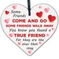 True Friend Poem Friendship Best Friends Gift Hanging Plaque Love Family Sign