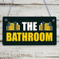 THE BATHROOM Sign Nautical Theme Toilet Loo Bathroom Sign Beach Theme