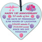 Anniversary 20th Wedding Anniversary Engagement Wood Heart Plaque Gift Keepsake