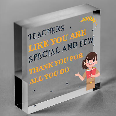 Teacher Gifts Engraved Wooden Plaque Thank You Gift For Teacher Leaving School