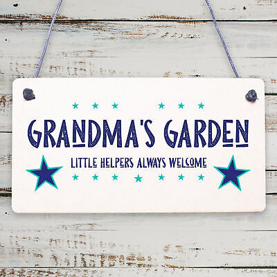 Personalised Garden Sign Nanny Grandma Nan Nanna Gift Home Gift For Her